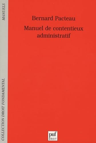 Stock image for Manuel de contentieux administratif for sale by Ammareal