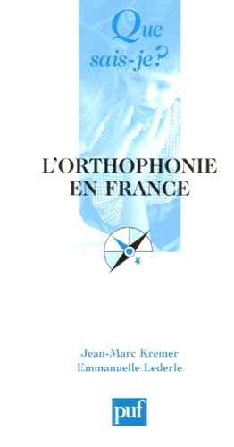 Imagen de archivo de L'orthophonie en France a la venta por Ammareal