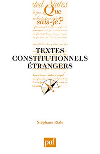 9782130553267: Textes constitutionnels trangers