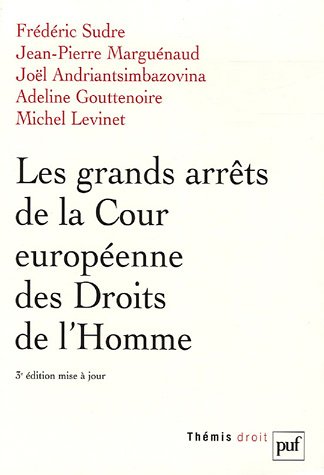 Stock image for Les grands arrts de la Cour europenne des Droits de l'Homme for sale by Ammareal