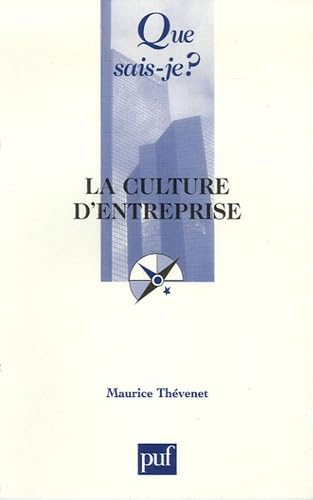Beispielbild fr La culture d'entreprise zum Verkauf von medimops