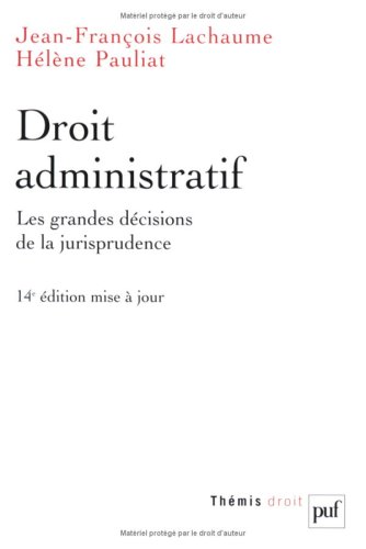 Beispielbild fr Droit administratif : Les grandes dcisions de la jurisprudence zum Verkauf von Ammareal