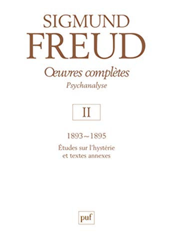 Beispielbild fr Oeuvres compltes Psychanalyse : Volume 2, 1893-1895 zum Verkauf von Revaluation Books