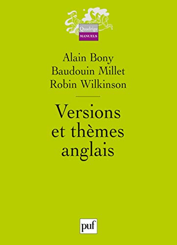 Beispielbild fr Versions Et Thmes Anglais zum Verkauf von RECYCLIVRE