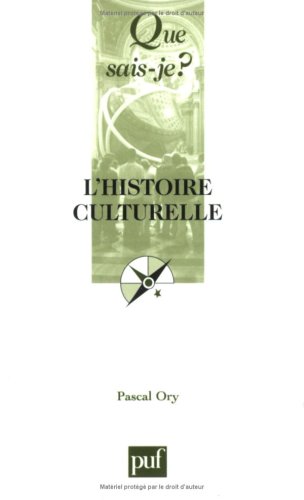 Stock image for L'histoire culturelle for sale by Ammareal