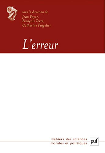 9782130560395: L'erreur