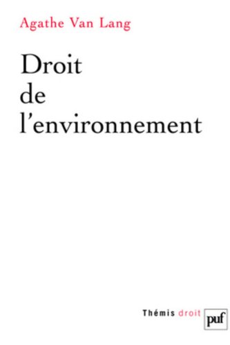 Beispielbild fr Droit de l'environnement zum Verkauf von medimops