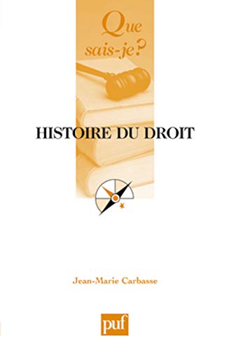 Beispielbild fr Histoire du droit zum Verkauf von Ammareal