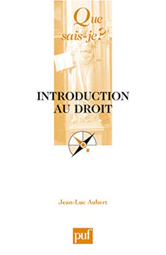 Stock image for Introduction au droit for sale by Ammareal