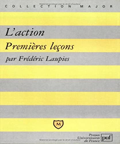 Beispielbild fr L'action : Premires Leons zum Verkauf von RECYCLIVRE