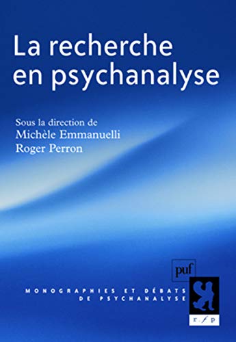Beispielbild fr La recherche en psychanalyse zum Verkauf von Ammareal