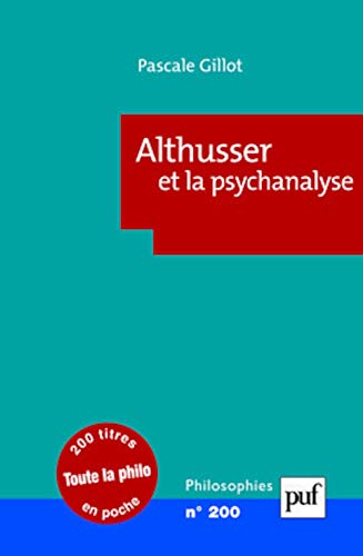 Beispielbild fr Althusser et la psychanalyse zum Verkauf von Gallix