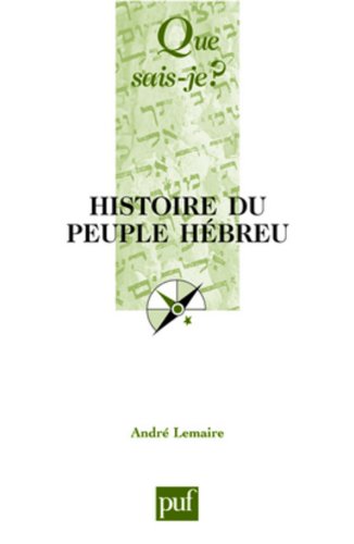 Stock image for Histoire du peuple hbreu for sale by Ammareal
