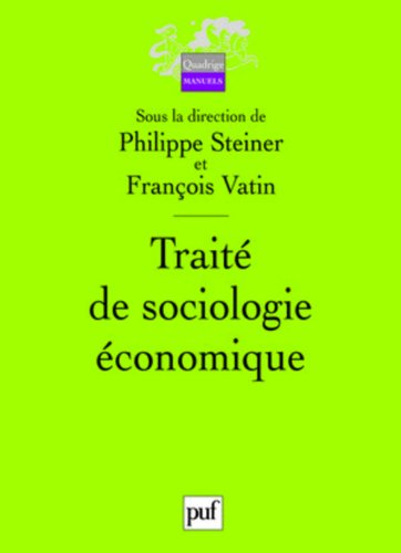 Stock image for Trait de sociologie conomique for sale by Ammareal