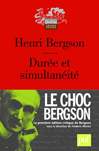Stock image for Dure et simultanit: A propos de la thorie d'Einstein for sale by Librairie Mots d'hippo