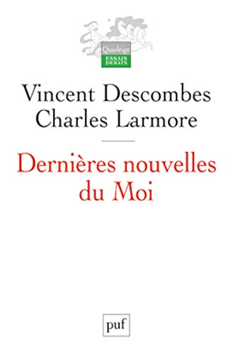 Beispielbild fr Dernires nouvelles du Moi zum Verkauf von medimops