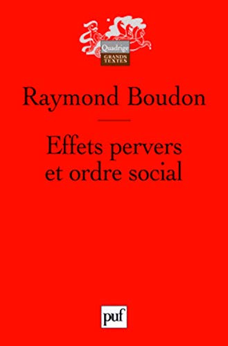 9782130573395: Effets pervers et ordre social