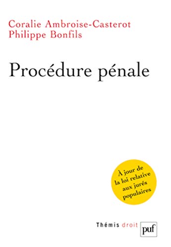 Stock image for Procdure pnale for sale by Librairie Th  la page