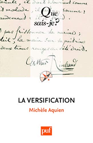 Stock image for LA VERSIFICATION (7ED) (QUE SAIS-JE ?) for sale by Goldstone Books