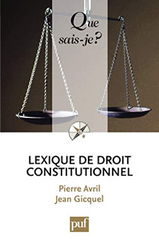 Stock image for Lexique de droit constitutionnel for sale by medimops