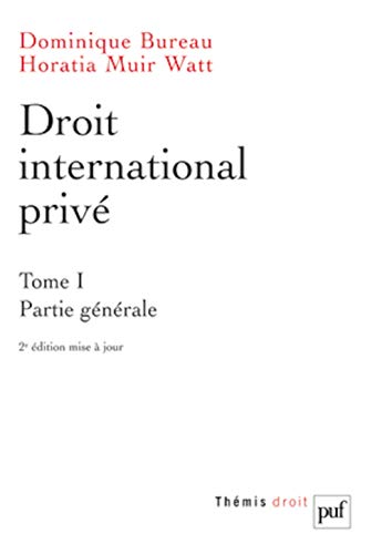 Beispielbild fr Droit international priv. Tome 1 zum Verkauf von Ammareal