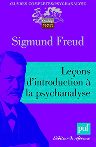 lecons d'introduction a la psychanalyse (QUADRIGE) (9782130579588) by Freud Sigmund