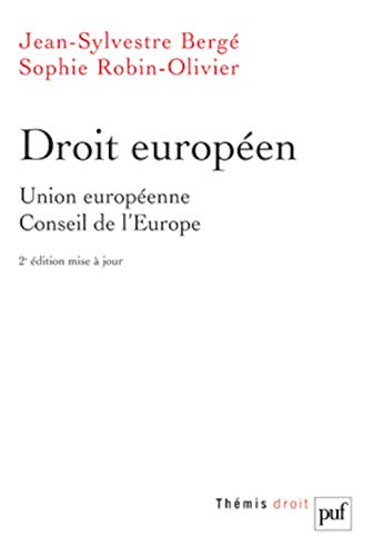 Stock image for Droit europen : Union europenne, Conseil de l'Europe for sale by Ammareal