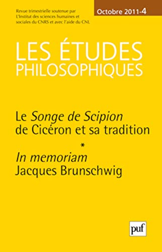 9782130587262: tudes philosophiques 2011, n 4: Le Songe de Scipion de Cicron et sa tradition