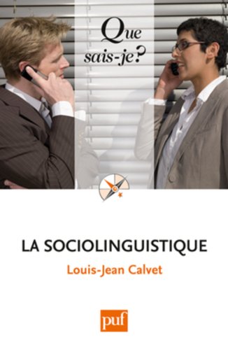 Beispielbild fr La sociolinguistique zum Verkauf von medimops