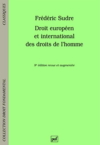 Beispielbild fr Droit europen et international des droits de l'Homme zum Verkauf von Ammareal