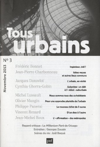 Beispielbild fr Tous urbains n 3 (2013) [Fournitures diverses] Collectif zum Verkauf von BIBLIO-NET