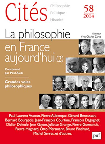 Beispielbild fr Cits 2014 - N 58 - La philosophie en France aujourd'hui zum Verkauf von SAVERY BOOKS