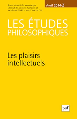 9782130629023: Etudes philosophiques 2014 n2: Les plaisirs intellectuels