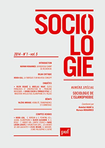 Stock image for Sociologie 2014, n 1: Sociologie de l'islamophobie [Fournitures diverses] Collectif for sale by BIBLIO-NET