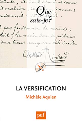 9782130633310: LA VERSIFICATION (9ED) QSJ 1377 (QUE SAIS-JE ?)