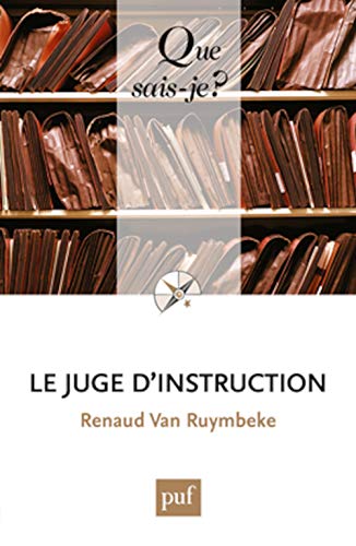 Stock image for Le juge d'instruction for sale by Ammareal