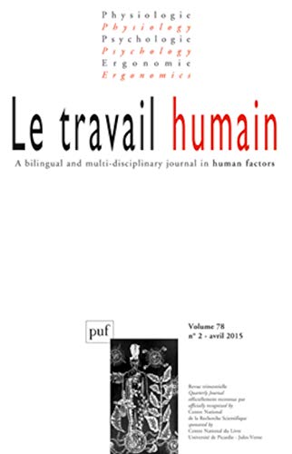 9782130651550: travail humain 2015, vol. 78 (2)