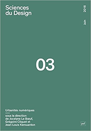 9782130734468: Sciences du Design 3-2016 - Urbanits numriques
