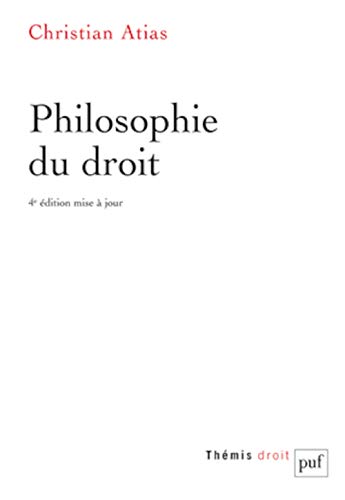 Stock image for Philosophie Du Droit for sale by RECYCLIVRE