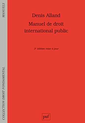 Beispielbild fr Manuel de Droit International Public (3ed) zum Verkauf von medimops