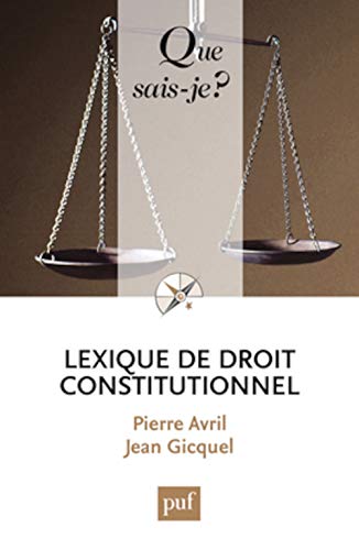 Stock image for Lexique de droit constitutionnel for sale by Ammareal