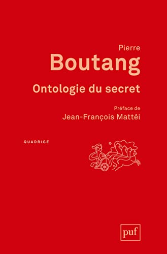 Stock image for Ontologie du secret: Prface de Jean-Franois Matti for sale by Gallix
