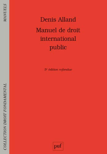 Beispielbild fr Manuel de droit international public zum Verkauf von Ammareal