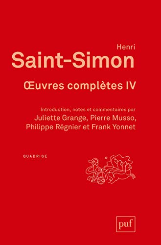 Beispielbild fr oeuvres compltes (4 volumes): Introduction, notes et commentaires sous la direction de Pierre Musso zum Verkauf von Gallix