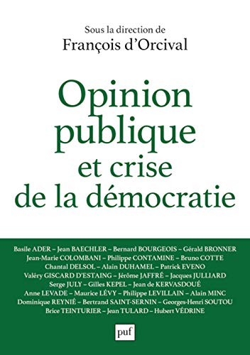 Stock image for Opinion publique et crise de la dmocratie for sale by Ammareal