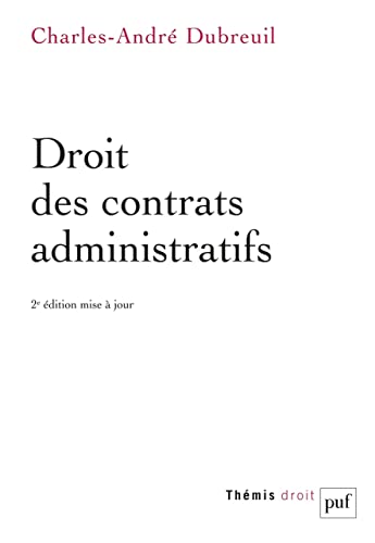 Beispielbild fr Droit des contrats administratifs zum Verkauf von Gallix