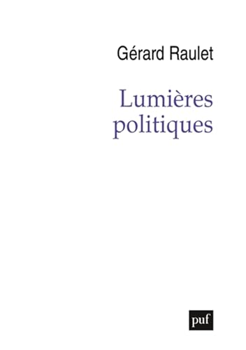 Beispielbild fr Lumires politiques zum Verkauf von Gallix