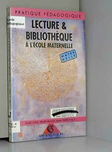 Imagen de archivo de Lecture & bibliothque  l'cole maternelle a la venta por medimops