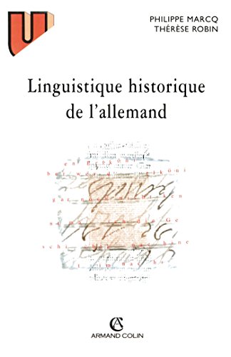 Stock image for Linguistique historique de l'allemand for sale by medimops