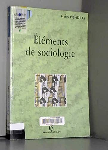 Stock image for lments de sociologie, 5e dition for sale by medimops